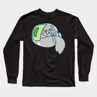 Pickle Jar Cat Long Sleeve T-Shirt